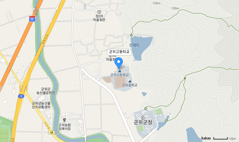 학교 찾아오시는 길 지도